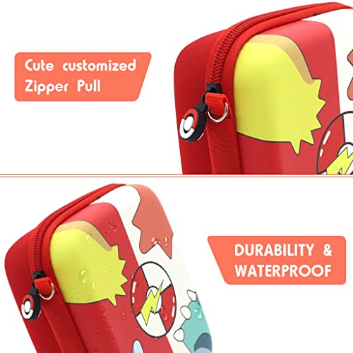 PATPAT® Poke-mon Binder, Poke-mon Cards Holder for 200 Trading Cards Cartoon Prints Zipper Bag Trading Cards Binder Trading Cards Album Organizer Bag Game Cards Case Xmas Gifts for Kids Boys Girls Paw PATPAT® Poke-mon Binder, Poke-mon Cards Holder for 200 Trading Cards Cartoon Prints Zipper Bag Trading Cards Binder Trading Cards Album Organizer Bag Game Cards Case Xmas Gifts for Kids Boys Girls Paw